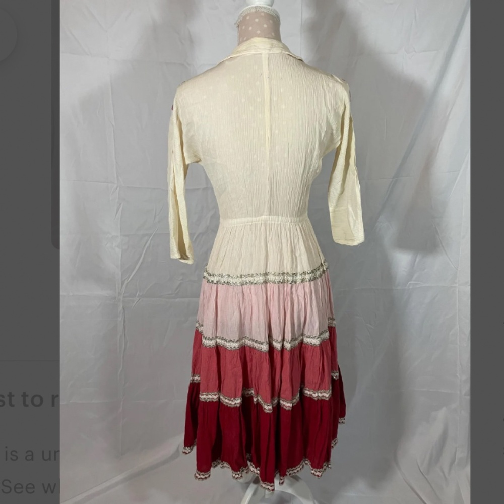 Vintage color block ric race dress patio - Picture 2 of 5